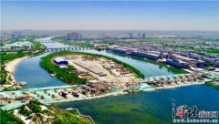 河北邢台守敬南路七里河大桥拓宽工程紧张施工